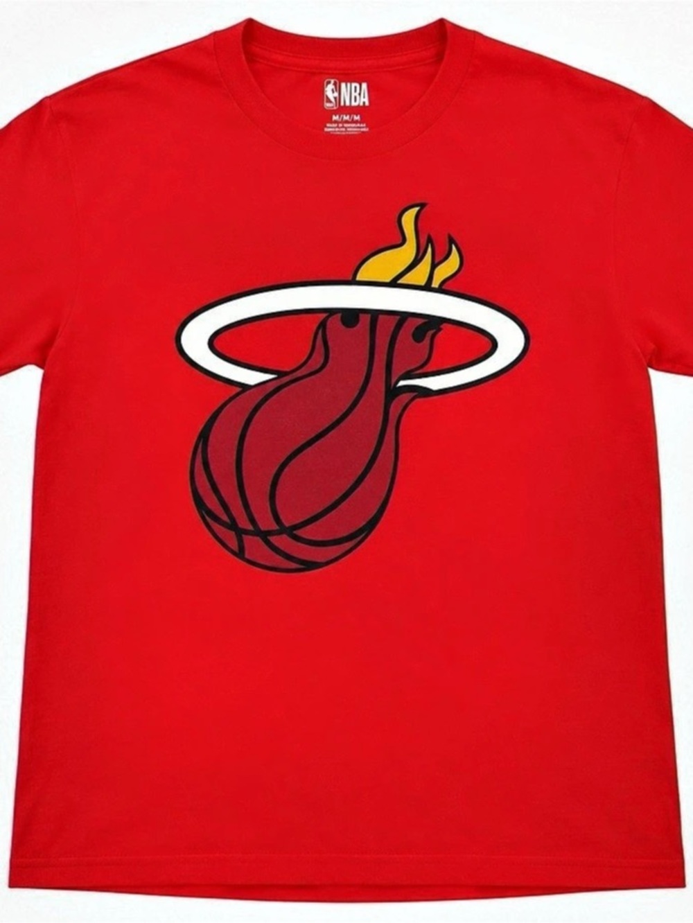 Majestic LeBron James #6 Miami Heat NBA Red T-Shirt Men’s Medium